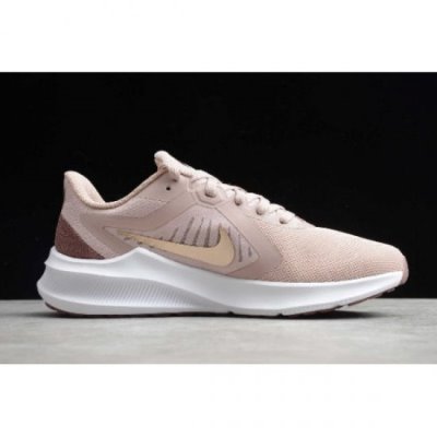 Nike Bayan Downshifter 10 Stone Mauve/Barely Gri / Pembe Koşu Ayakkabısı Türkiye - 50MKXFNW